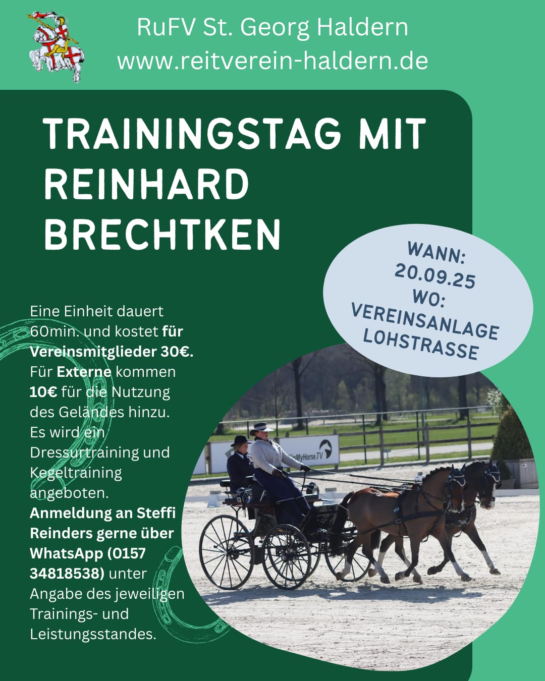 Trainingstag bei Reinhard Brechtken