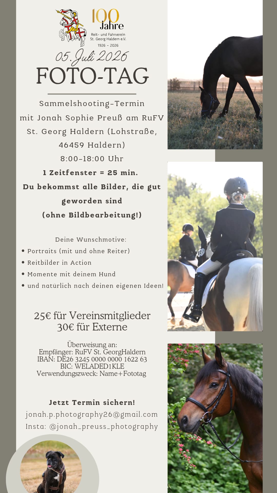 Fototag mit Jonah Preuß