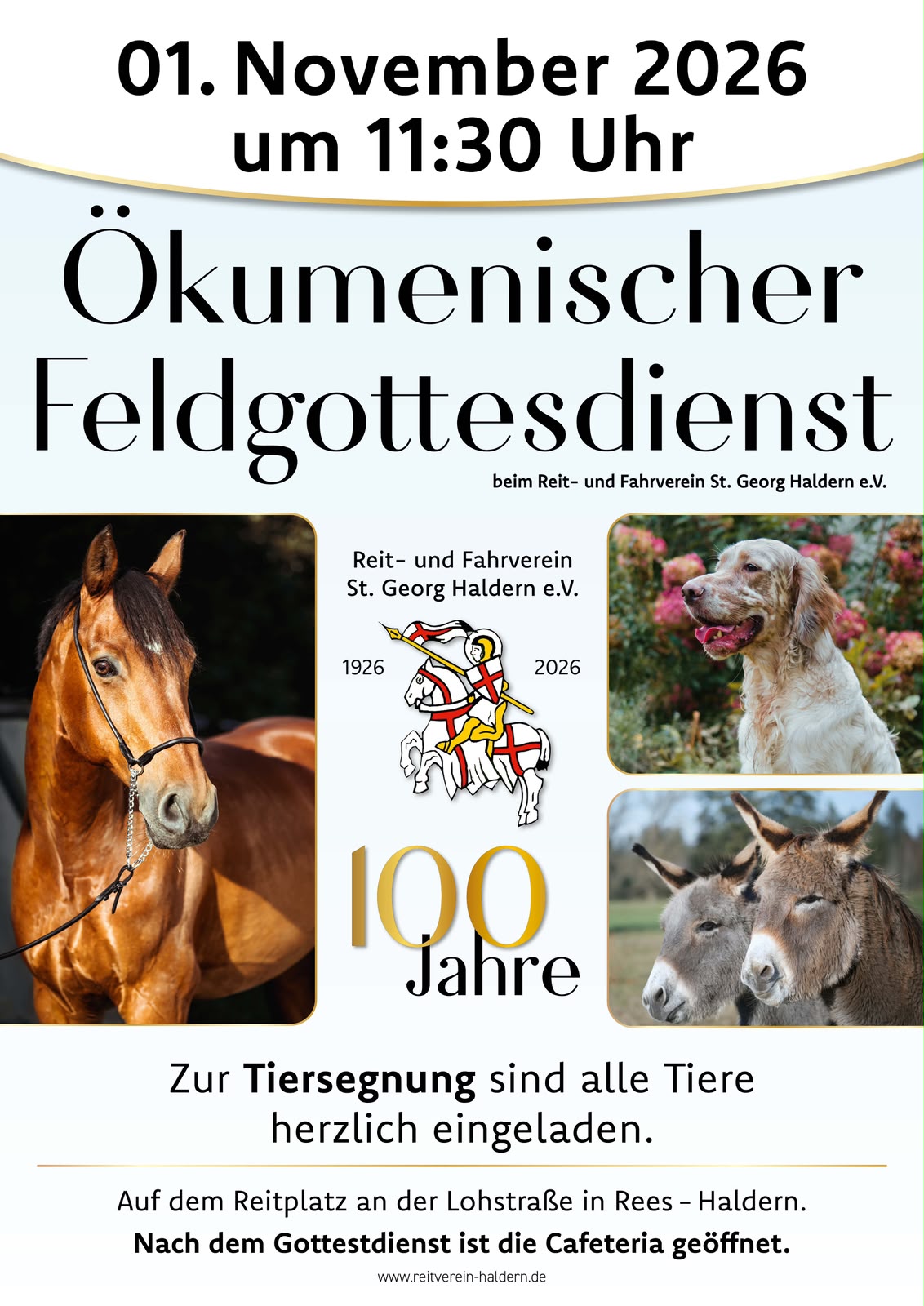 Einladung Ökumenischer Feldgottesdienst am 01.11.2026