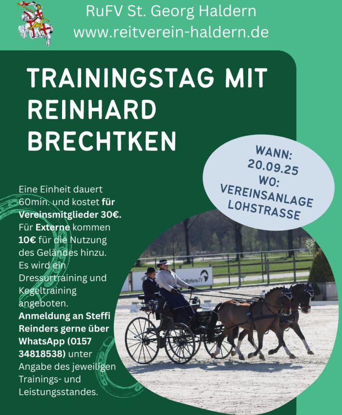 Trainingstag bei Reinhard Brechtken