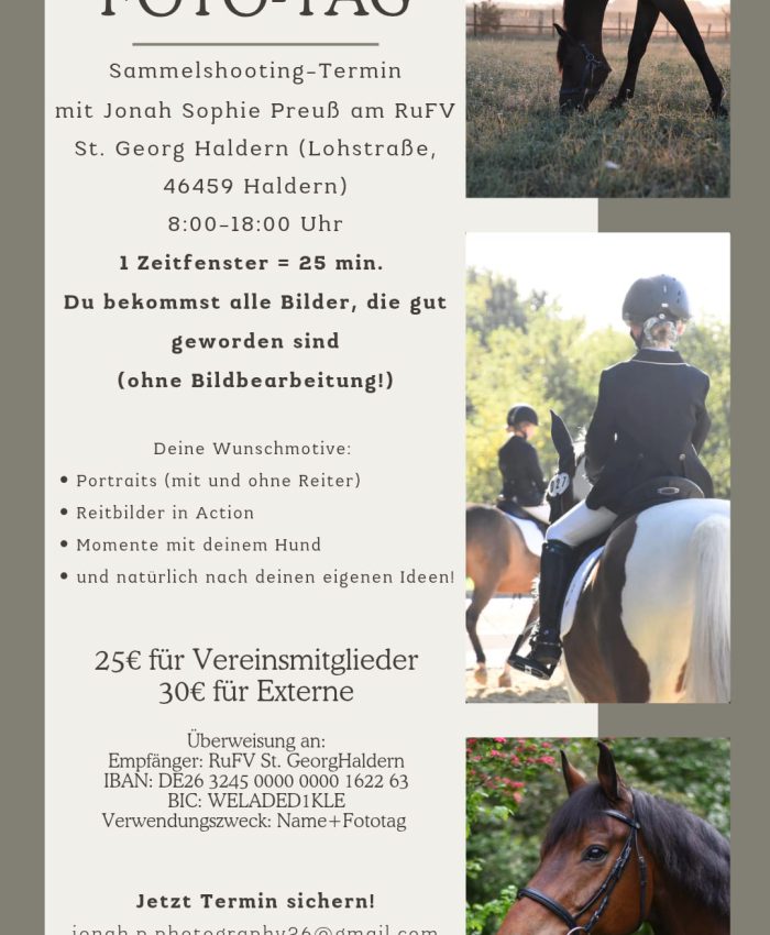 Fototag mit Jonah Preuß