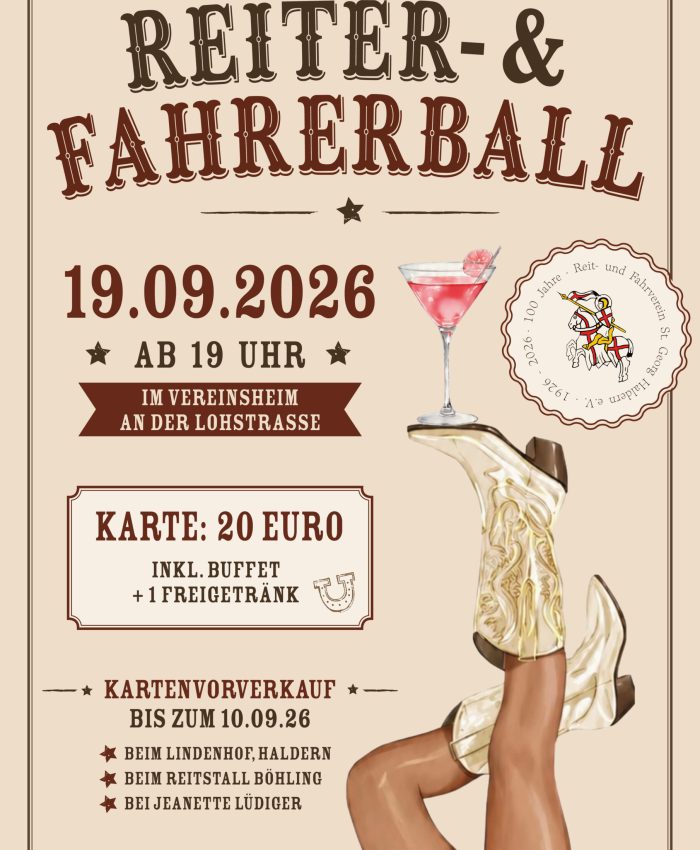 Reiter- und Fahrerball 2026